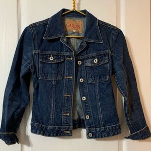 Guess jean jacket small